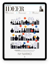 Billede af en tablet som besøger Ideer sektionen på weekendavisen.dk